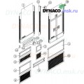 Запасные части для автоматических ворот Dynaco M2: полотно ворот 