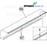 Запасные части для автоматических ворот Dynaco M2: уплотнительное полотно для проема